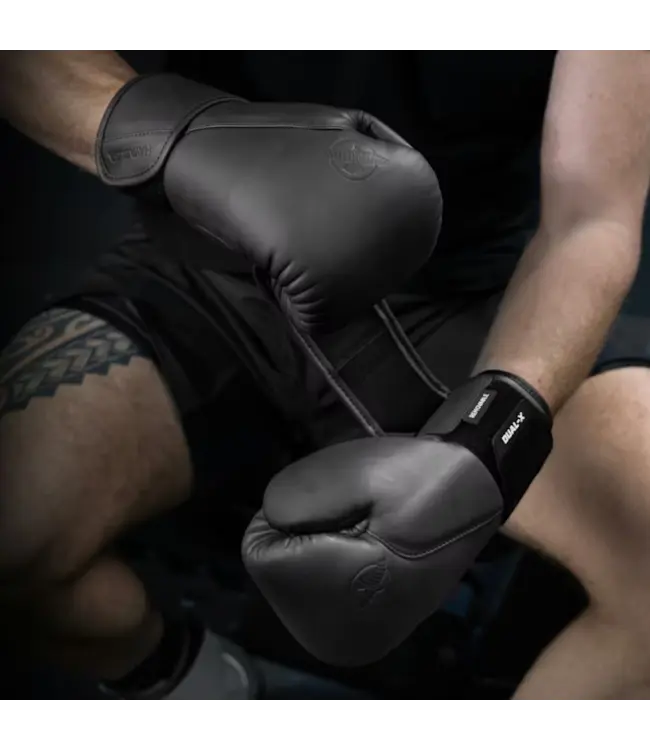 Hayabusa T360 Boxhandschuhe aus Premium Leder – Midnight Black
