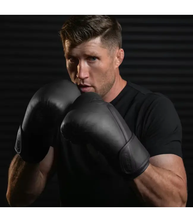 Hayabusa T360 Bokshandschoenen van Premium Leer – Midnight Black