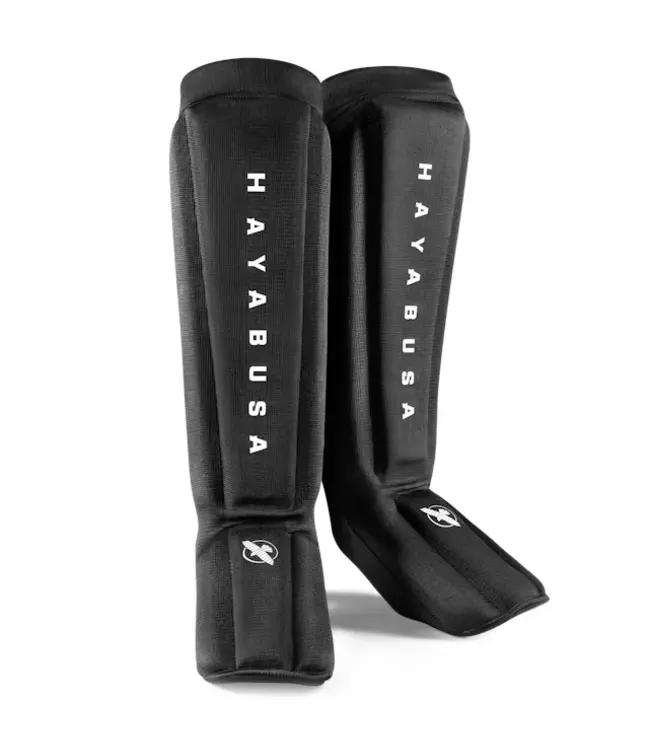 Hayabusa Core Sleeved Shin Guards – Lightweight compression shin guards