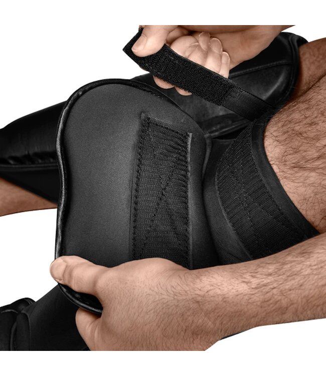 Hayabusa T3 Full Back MMA Schienbeinschoner Schwarz