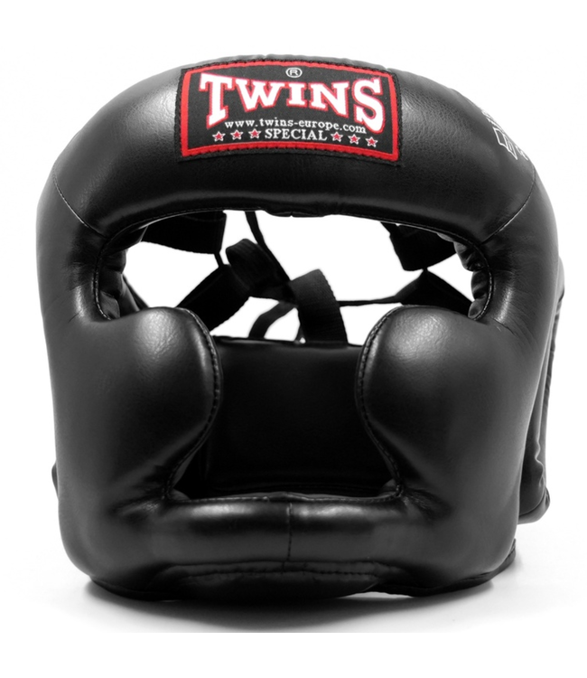 Twins HGL3 Headgear – Premium Sparring Protection for Boxing & Muay Thai – Black