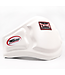 Twins BEPS3 Bauchschutz Belly Pad – Weiss – Leder Trainer Body Protector für Kickboxen & Muay Thai