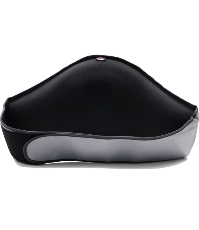 Twins BEPS3 Bauchschutz Belly Pad – Grau – High‑Grade Thai Synthetic Leather Trainer Body Protector für Kickboxen & Muay Thai