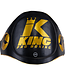King Pro Boxing (KPB) Belly Pad – Schwarz/Gold – Bauchschutz für Trainer im Kickboxen & Muay Thai