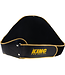 King Pro Boxing (KPB) Belly Pad – Schwarz/Gold – Bauchschutz für Trainer im Kickboxen & Muay Thai
