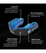 Shock Doctor Gel Max Mouthguard SDM‑1 – Gel‑Fit Liner (Adult) – Black Bleu