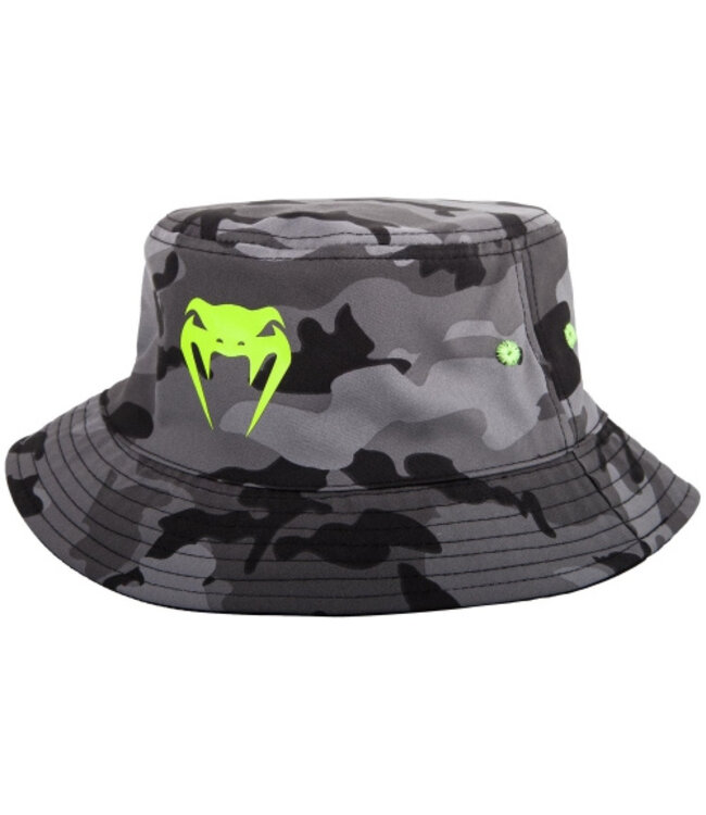 Venum Atmo Bucket Hat – Grau Camo | Sportliche Camo Headwear für Fighter & Streetwear‑Fans