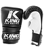 King Pro Boxing KPB/BM KPB Sandsackhandschuhe Leder Schwarz Weiß