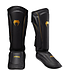 Venum Streamline Shin Guards – Premium Kickboxing Protection – Black/Gold