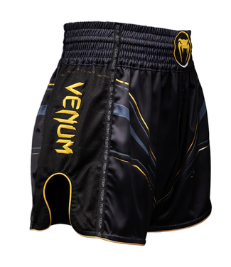 Venum Venum Streamline Muay Thai Shorts - Schwarz/Gold