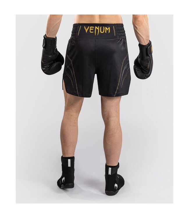 Venum Streamline Boxing Shorts – Premium Leichte Boxing Shorts – Schwarz/Gold