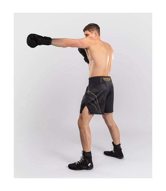 Venum Streamline Boks Broek – Premium Lichtgewicht Boxing Shorts – Zwart/Goud