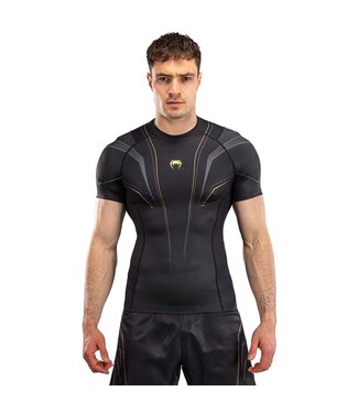 Venum Venum Streamline Short Sleeve Rashguard - Black/Gold