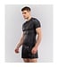 Venum Streamline Rashguard Korte Mouw Zwart/Goud – Voor MMA, BJJ, Kickboksen & Muay Thai