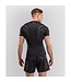 Venum Streamline Rashguard Korte Mouw Zwart/Goud – Voor MMA, BJJ, Kickboksen & Muay Thai