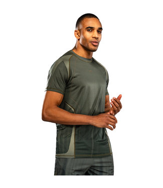 Venum Venum Stealth Dry-Tech T-shirt - Khaki/Donkergroen