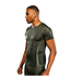 Venum Stealth Rashguard Korte Mouw Khaki/Donkergroen – Compressieshirt voor MMA, Kickboksen & Muay Thai
