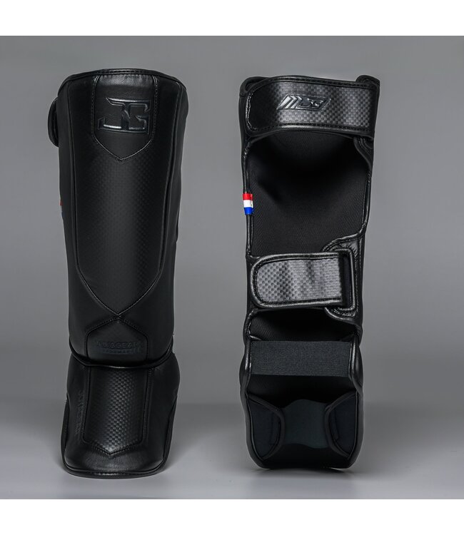Joyagear Performance Scheenbeschermers Zwart/Zwart – Kickboksen & Muay Thai