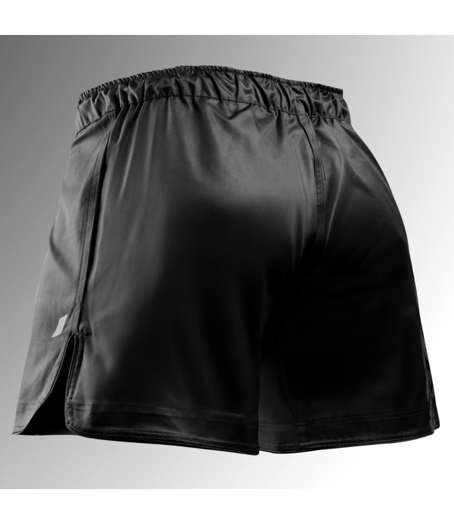 Hayabusa Apex Mid‑Thigh Fight Shorts – Carbon Black – MMA & BJJ Trainingsshort