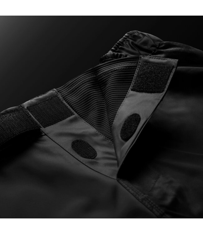 Hayabusa Apex Mid‑Thigh Fight Shorts – Carbon Black – MMA & BJJ Trainingsshort