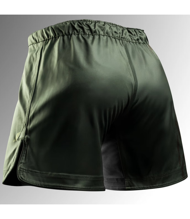 Hayabusa Apex Mid‑Thigh Fight Shorts – Recon Green – MMA & BJJ Trainingsshort
