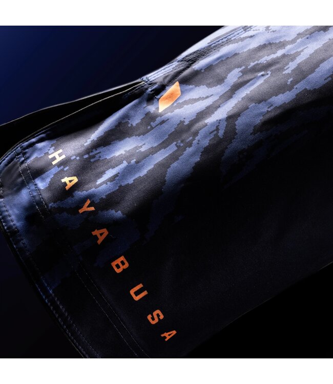 Hayabusa Apex Mid‑Thigh Fight Shorts – Dusk Blue – MMA & BJJ Trainingsshort