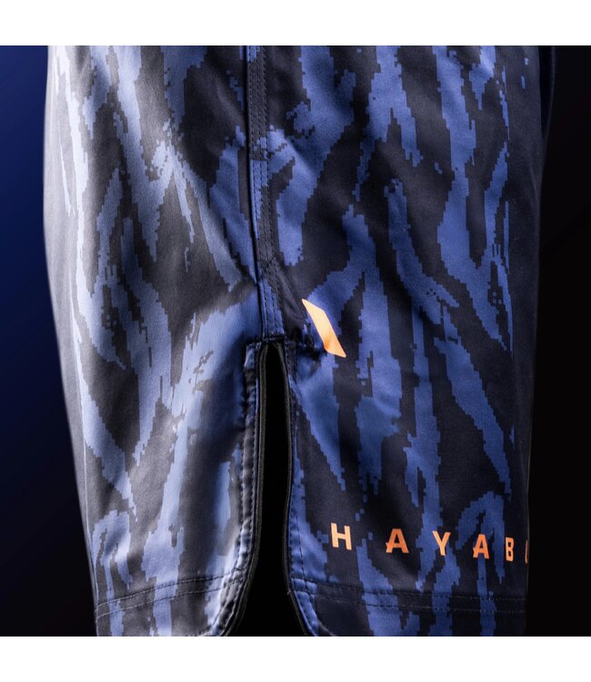 Hayabusa Apex Mid‑Thigh Fight Shorts – Dusk Blue – MMA & BJJ Trainingsshort