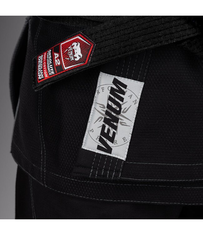 Venum Elite 5.0 BJJ Gi – 450 GSM Pearl Wave Kimono met Ripstop Broek en EVA‑Kraag – Zwart