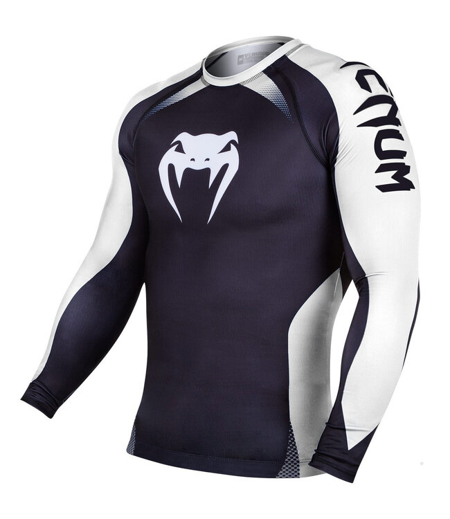 Venum NoGi IBJJF Approved Rashguard L/S Zwart Wit voor BJJ & Grappling