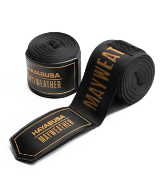 Hayabusa Hayabusa Mayweather Deluxe Hand Wraps Black Gold