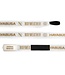 Hayabusa Mayweather Deluxe Handwraps 450 cm – Weiss/Gold | Deluxe Support & Locked‑In Fit