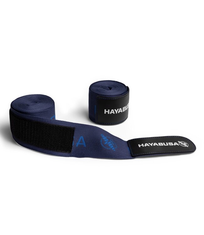 Hayabusa Deluxe Hand Wraps 450 cm – Boksbandages – Blauw