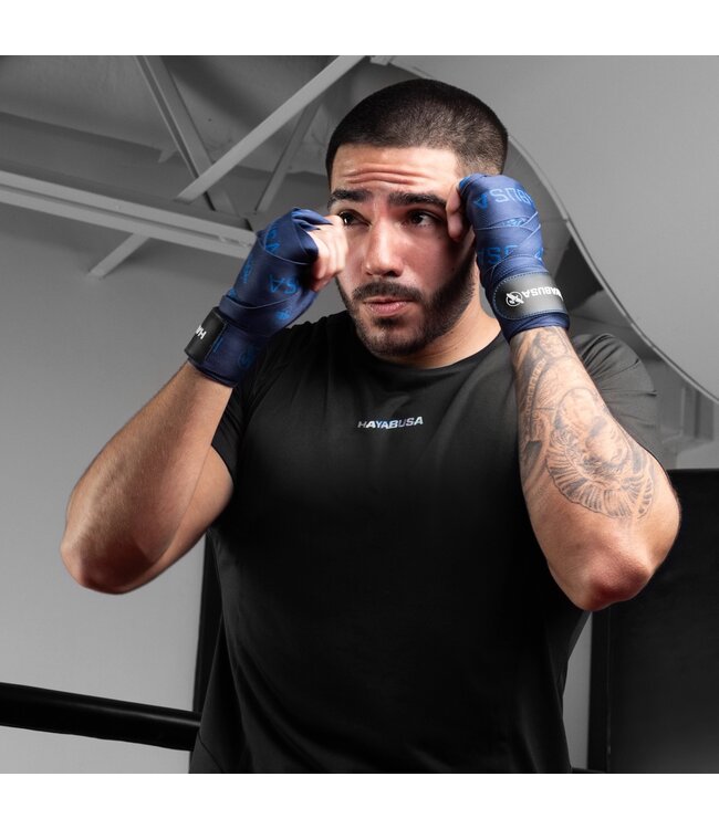 Hayabusa Deluxe Hand Wraps 450 cm – Boxbandagen – Blau