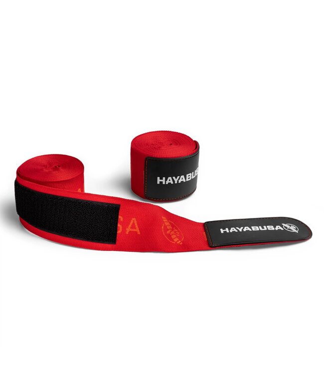 Hayabusa Deluxe Hand Wraps 450 cm – Boxbandagen – Rot