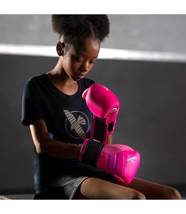 Hayabusa T3 Kids Bokshandschoenen – Neon Pink | Kinder Bokshandschoenen & Maximale Bescherming