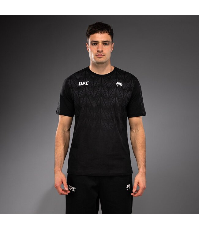 UFC Zenith x Venum Replica Baumwolle T‑Shirt Schwars/Weiss