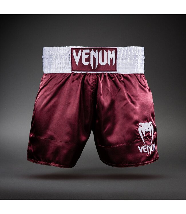Venum Classic Kickboks Muay Thai Shorts Bordeauxrood