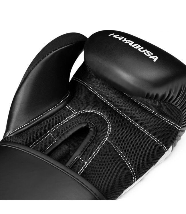 Hayabusa S4 Bokshandschoenen voor Boksen en Kickboksen Zwart/Wit