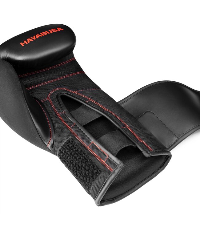 Hayabusa S4 Boxhandschuhe für Boxen und Kickboxen Schwarz/Rot