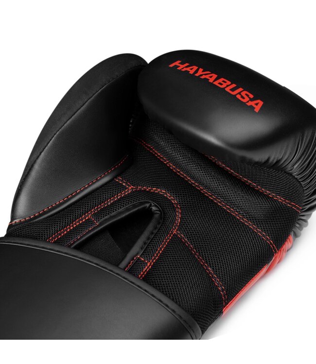 Hayabusa S4 Boxhandschuhe für Boxen und Kickboxen Schwarz/Rot