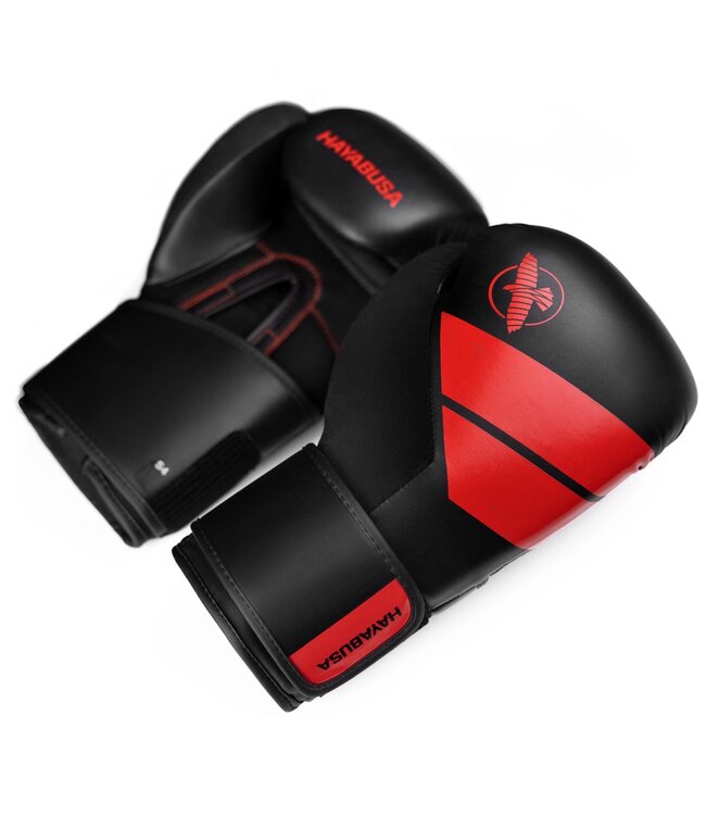 Hayabusa S4 Boxhandschuhe für Boxen und Kickboxen Schwarz/Rot