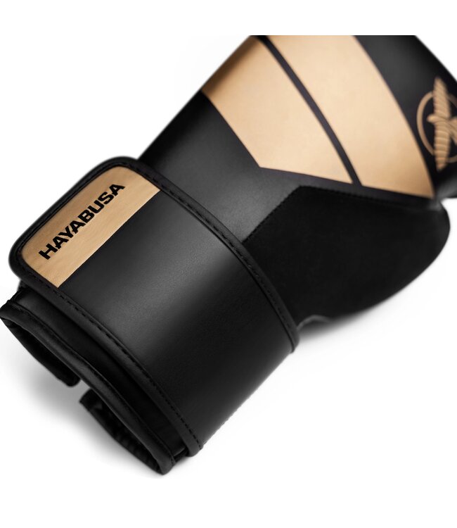Hayabusa S4 Boxhandschuhe für Boxen und Kickboxen Schwarz/Gold