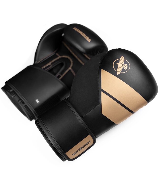 Hayabusa S4 Bokshandschoenen voor Boksen en Kickboksen Zwart/Goud