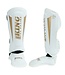 King Pro Boxing Schienbeinschützer KPB SG REVO 9 – Premium Kickbox Schienbeinschützer Wiess/Gold