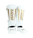 King Pro Boxing Schienbeinschützer KPB SG REVO 9 – Premium Kickbox Schienbeinschützer Wiess/Gold