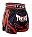 Twins Special TTBL Racing Muay Thai Shorts – Handgemaakt Satijn – Zwart/Rood