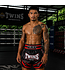Twins Special TTBL Racing Muay Thai Shorts – Handgefertigtes Satin – Schwarz/Rot