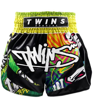 Twins Special Twins TTBL Graffiti Shorts – Zwart