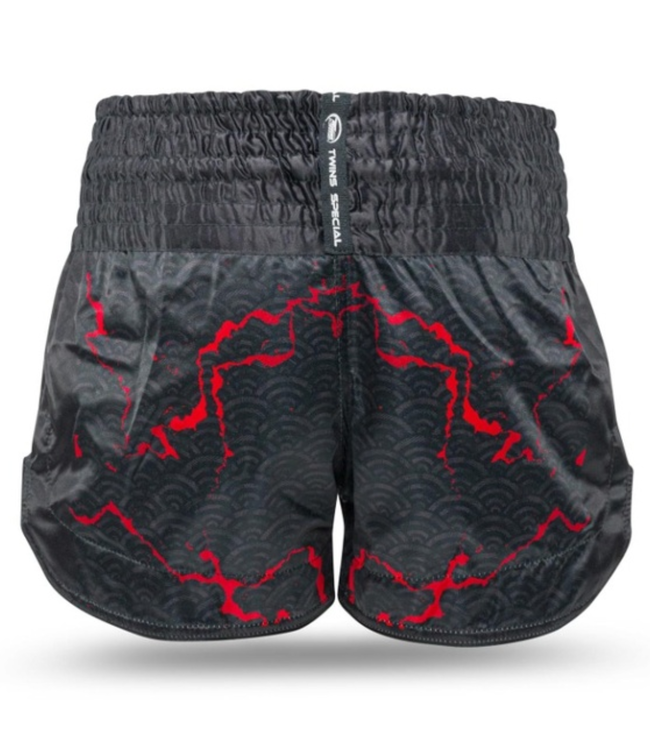 Twins X Booster Muay Thai & Kickboks Shorts TBT 7 – Zwart/Rood
