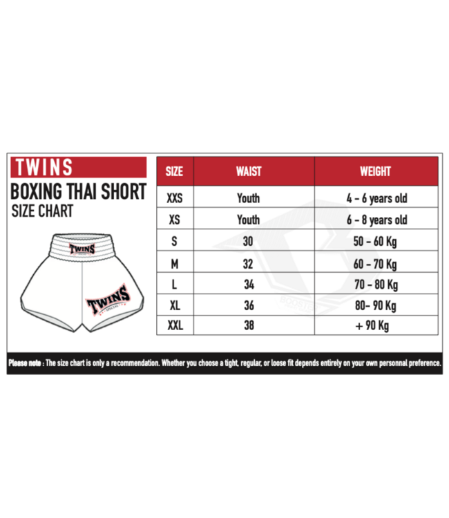 Twins Special Muay Thai & Kickboks Shorts TTBL Rusty Red – Rood/Wit